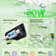 USB kabelis Remax RC-C021 USB-C to USB-C 30W 1.0m baltas