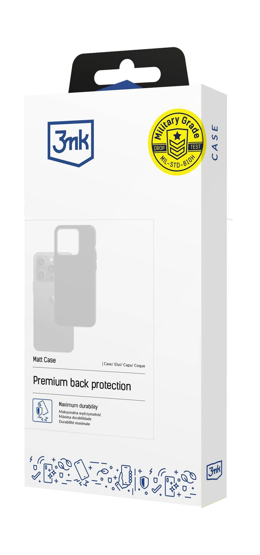 Dėklas 3mk Matt Case Samsung S731 S25 FE juodas