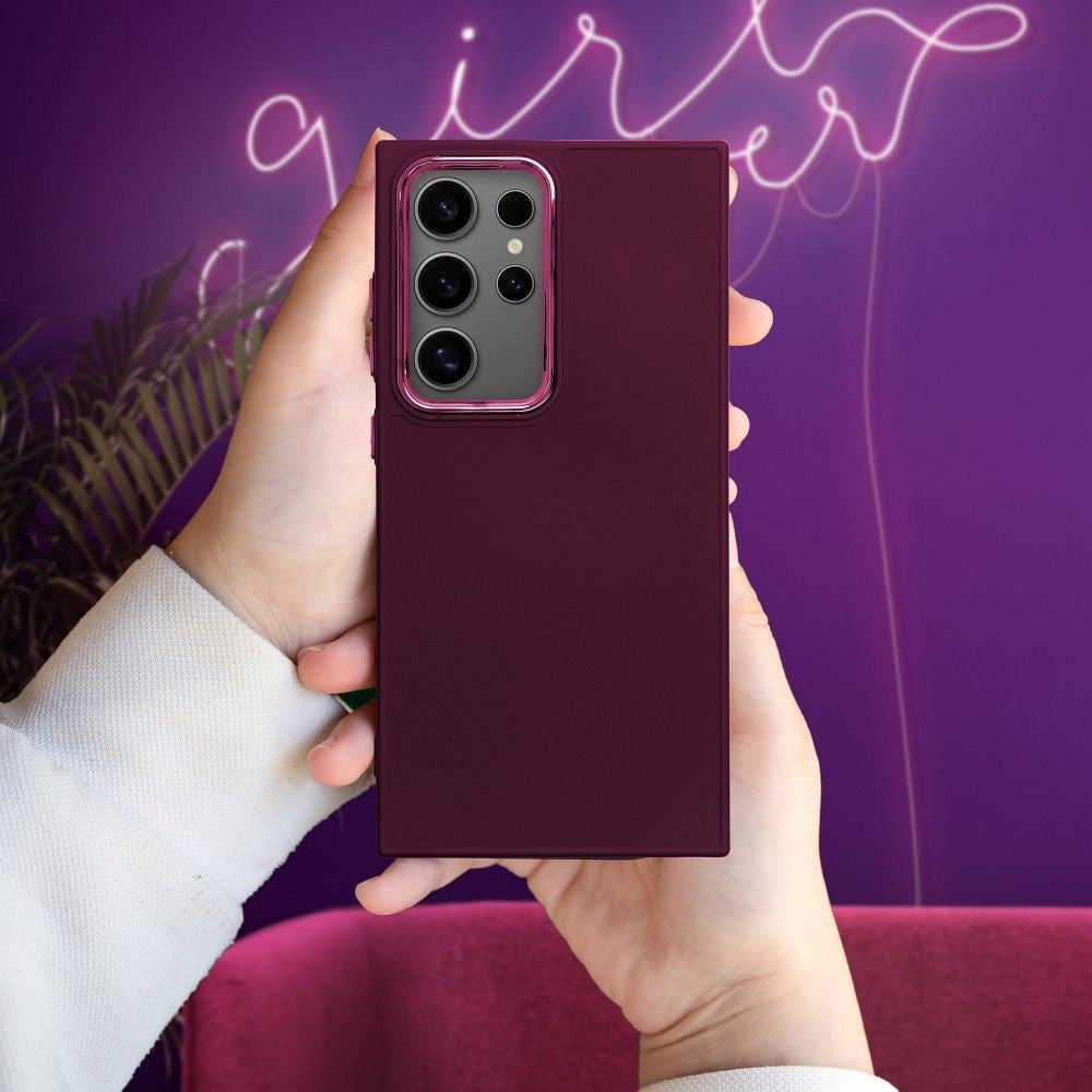 Dėklas FRAME Xiaomi Redmi 15C 4G violetinis