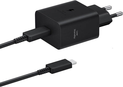 Įkroviklis Samsung EP-T4511XBEGWW 45W + USB-C to USB-C cable 1.8m juodas