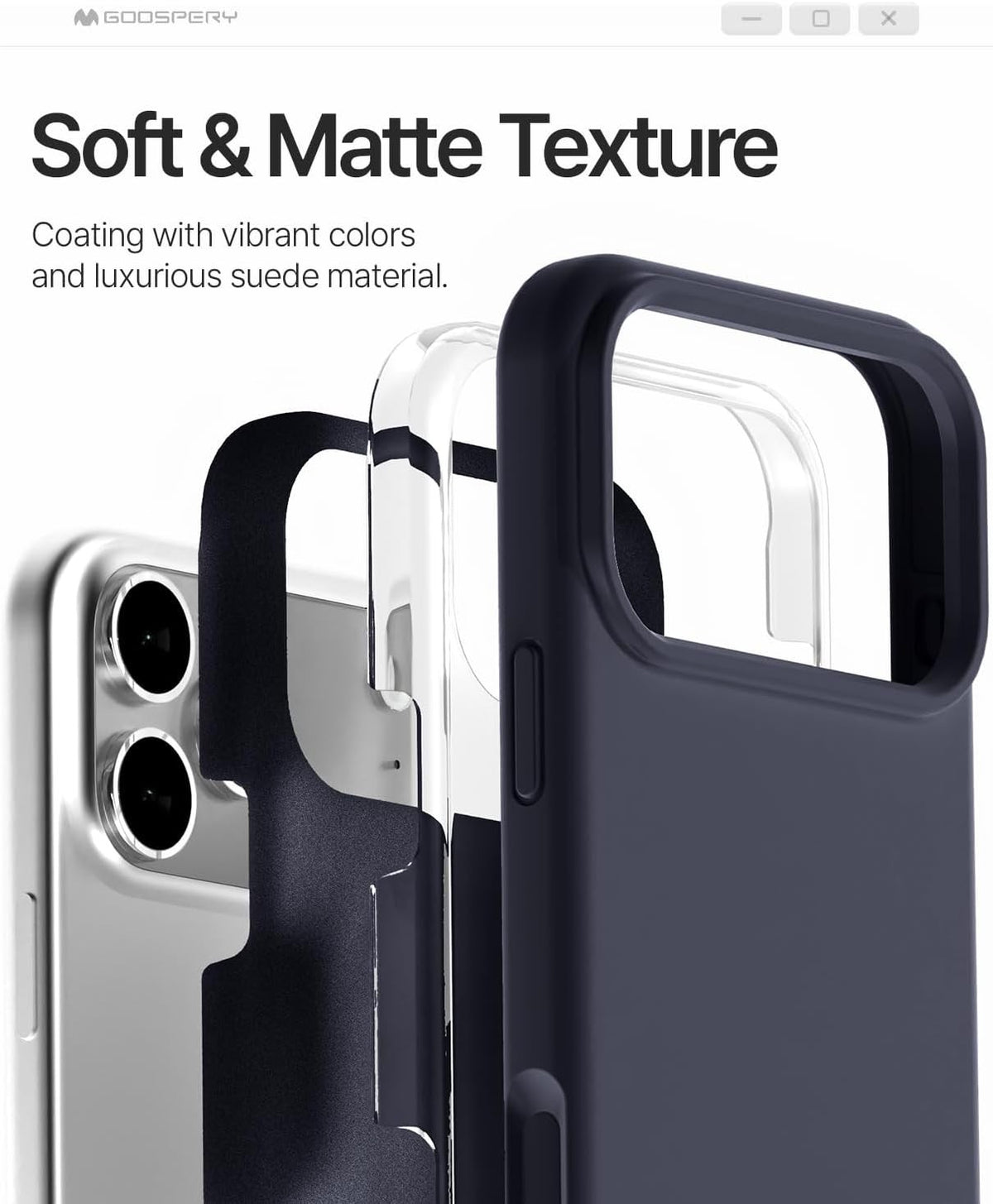 Dėklas Mercury Pure Magsafe Silicon Case Apple iPhone 17 Pro/18 Pro tamsiai mėlynas