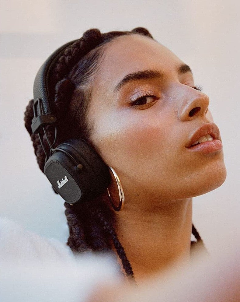 [Grąžinta prekė] Belaidės ausinės Marshall Major IV On-Ear Bluetooth juodos