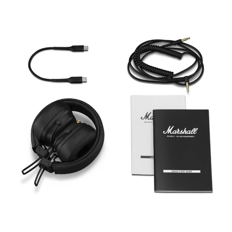 [Grąžinta prekė] Belaidės ausinės Marshall Major V On-Ear Bluetooth juodos