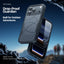 Dėklas Dux Ducis Shld Apple iPhone 17 Pro Max/18 Pro Max juodas (Triangle Pattern)