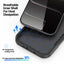 Dėklas Dux Ducis Shld Apple iPhone Air juodas (Contour Pattern)