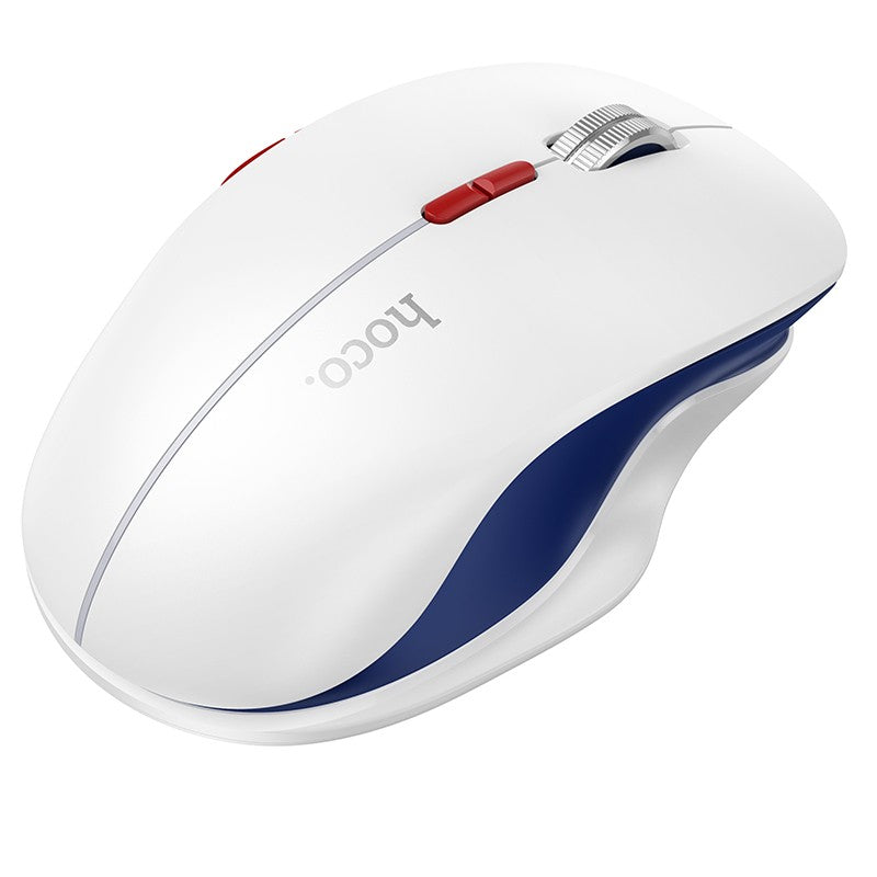 Belaidė pelė Hoco GM40 RGB balta