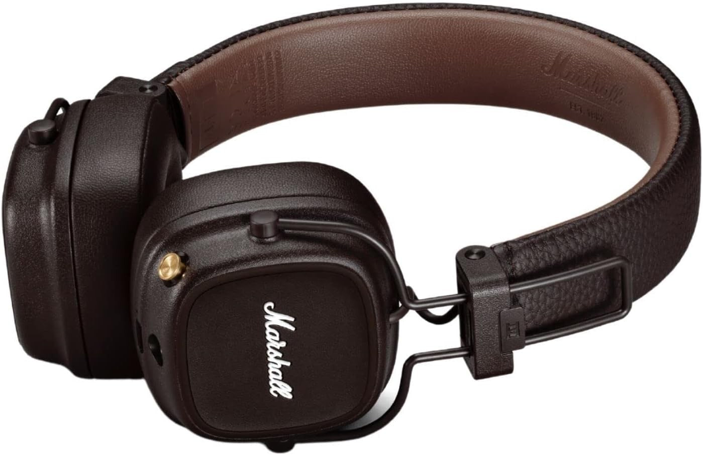 [Grąžinta prekė] Belaidės ausinės Marshall Major IV On-Ear Bluetooth rudos