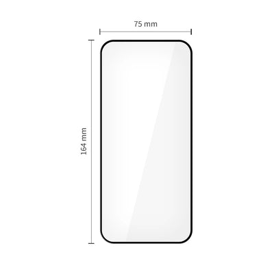 LCD apsauginis stikliukas Tech-Protect Glass Fit+ 2-Pack Xiaomi Redmi 15 4G/Redmi 15 5G juodas