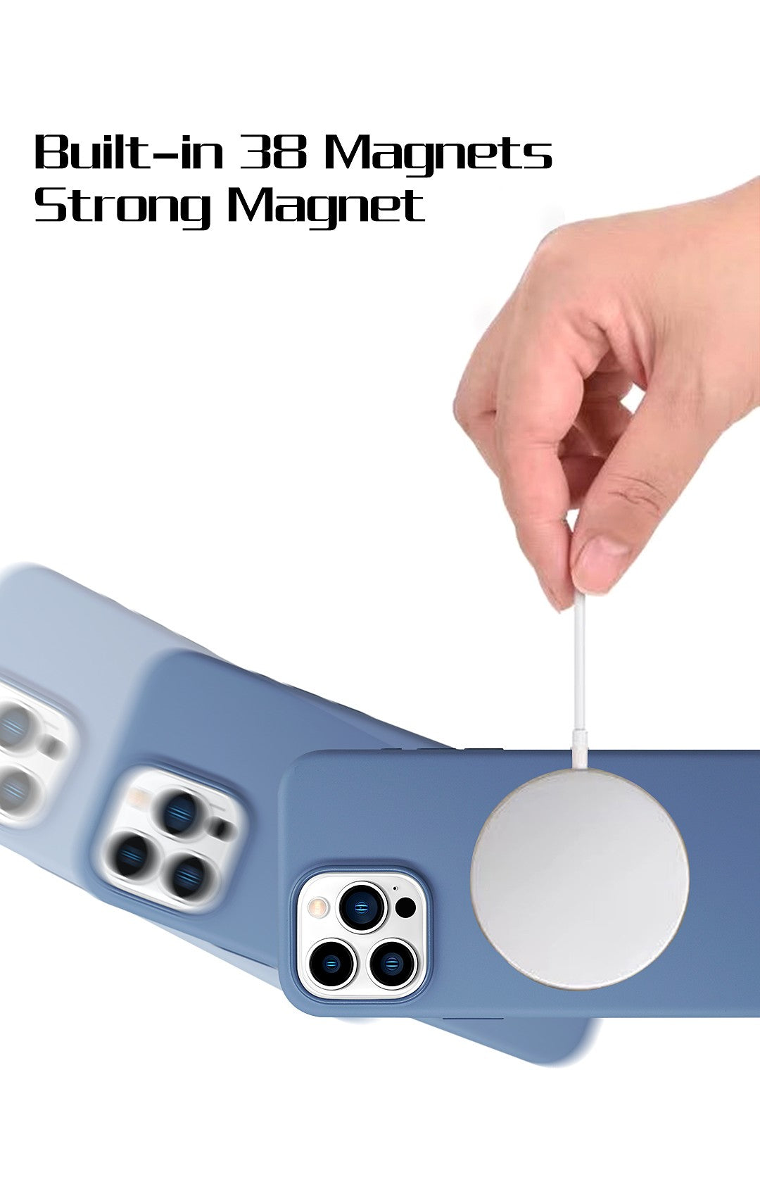 Dėklas HDD Silicone MagSafe Case Apple iPhone 17 Pro Max/18 Pro Max juodas