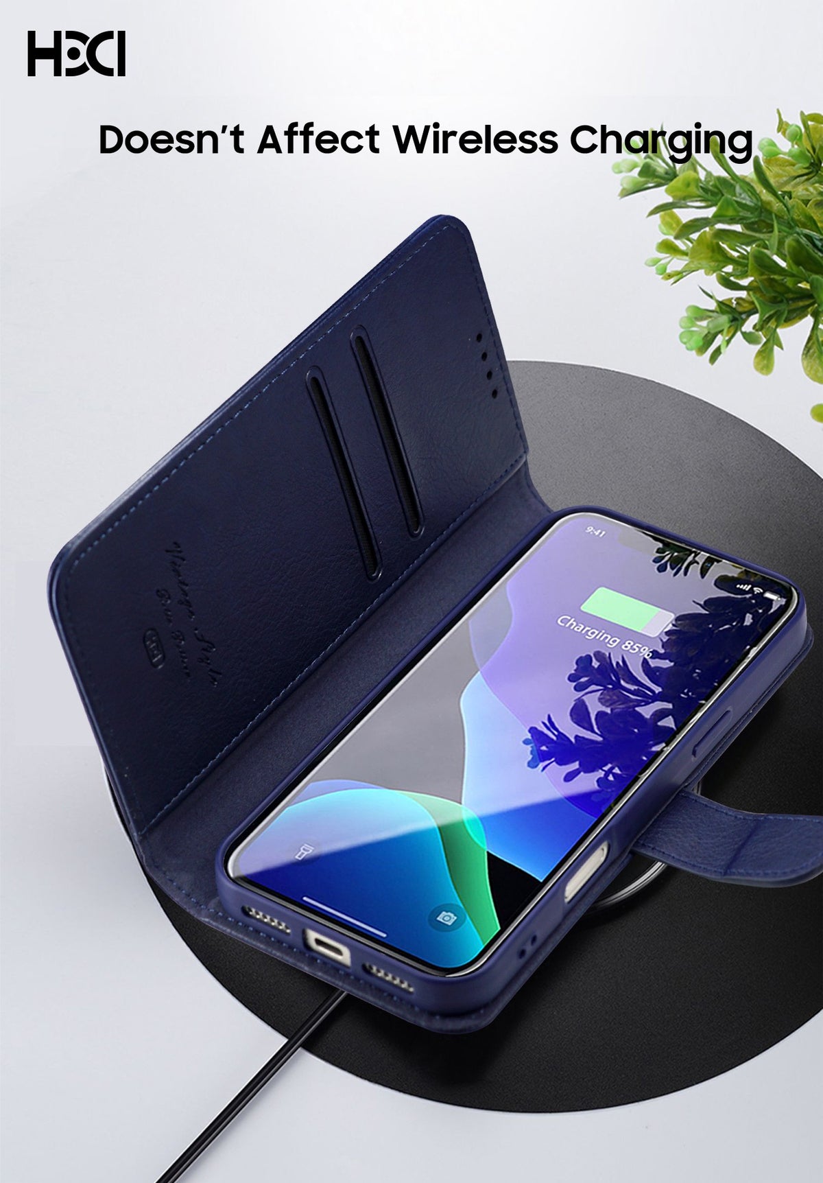 Dėklas HDD Clasp Wallet Case Samsung A405 A40 juodas