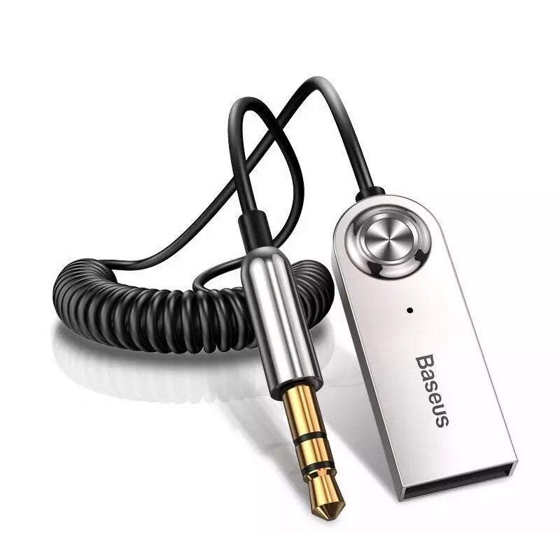 AUX Bluetooth laisvų rankų imtuvas Baseus BA01 juodas CABA01-01