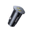 Automobilinis įkroviklis Baseus GoTrip 2xUSB-C 30W juodas C00072300123-01