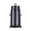 Automobilinis įkroviklis Baseus GoTrip 2xUSB-C 30W juodas C00072300123-01