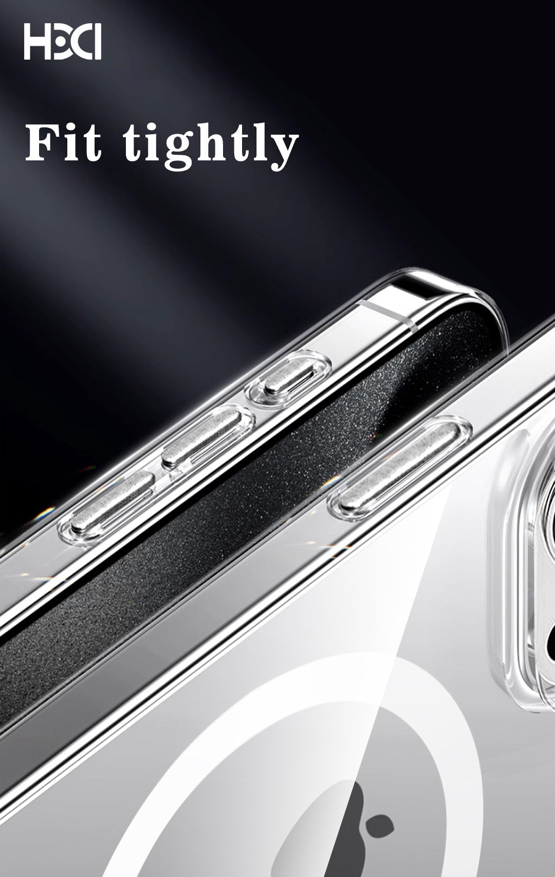 Dėklas HDD Clear MagSafe Case Apple iPhone 16 skaidrus