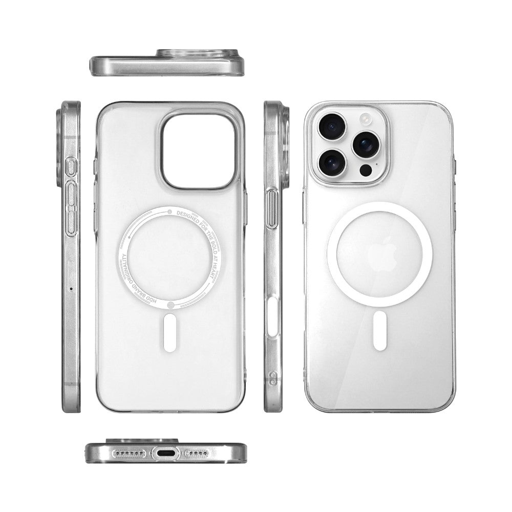 Dėklas HDD Clear MagSafe Case Apple iPhone 17 skaidrus