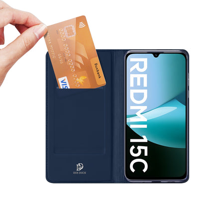 Dėklas Dux Ducis Skin Pro Xiaomi Redmi 15C 4G/5G/Poco C85 4G/5G tamsiai mėlynas