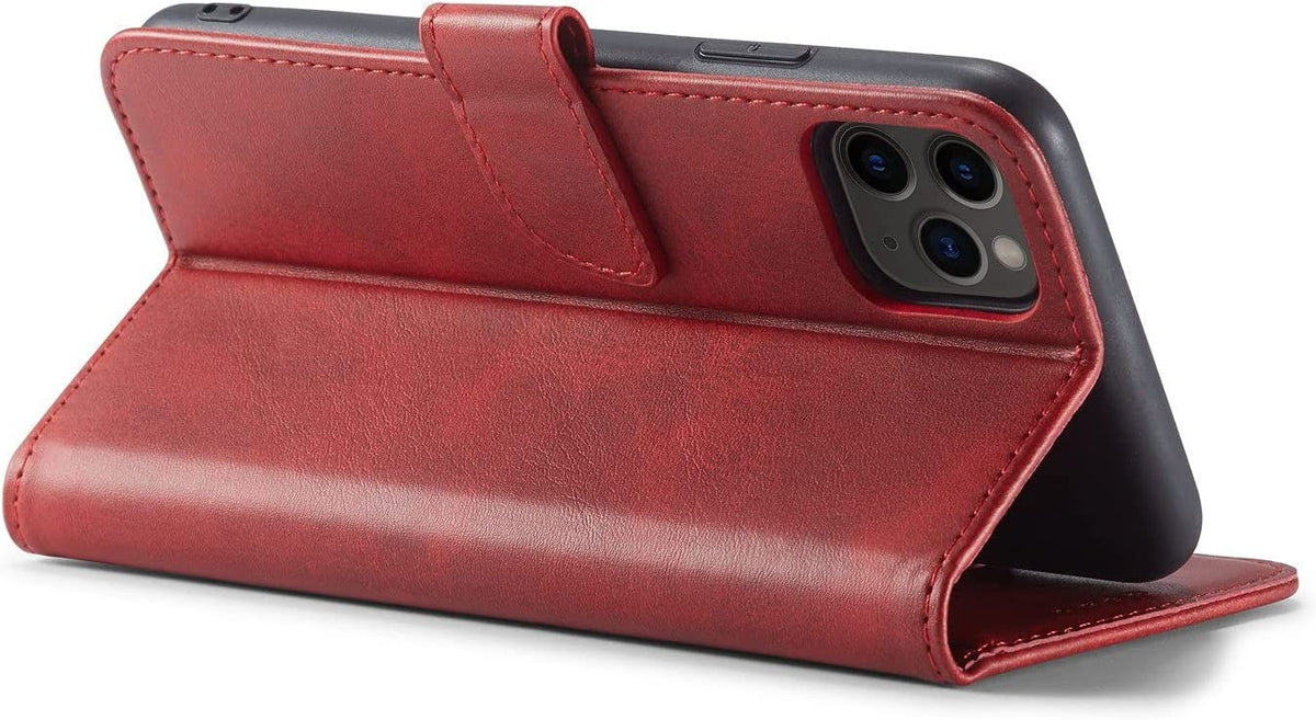 Dėklas Wallet Case Xiaomi Redmi 15 4G/Redmi 15 5G raudonas