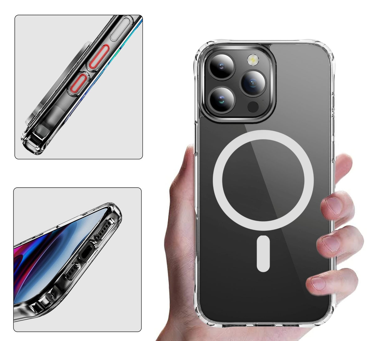 Dėklas Perfectionists Clear Mag Case Apple iPhone Air skaidrus