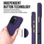 Dėklas Perfectionists Triangle Mag Case Apple iPhone 17 Pro Max/18 Pro Max violetinis