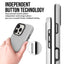 Dėklas Perfectionists Triangle Mag Case Apple iPhone 17 Pro/18 Pro sidabrinis