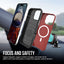 Dėklas Perfectionists Triangle Mag Case Apple iPhone Air raudonas