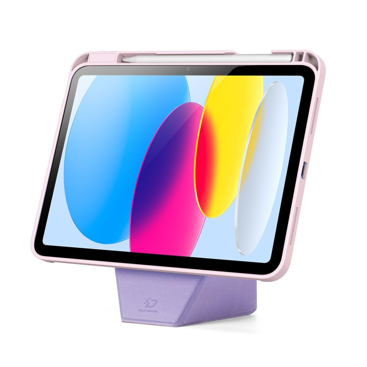 Dėklas Dux Ducis Vers Apple iPad 10.9 2022/iPad 11 2025 rožinis