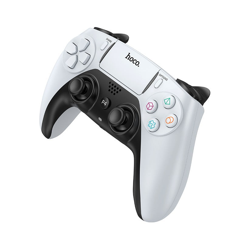 Žaidimų valdymo pultelis Hoco GA1 for PS4/PS5 baltas