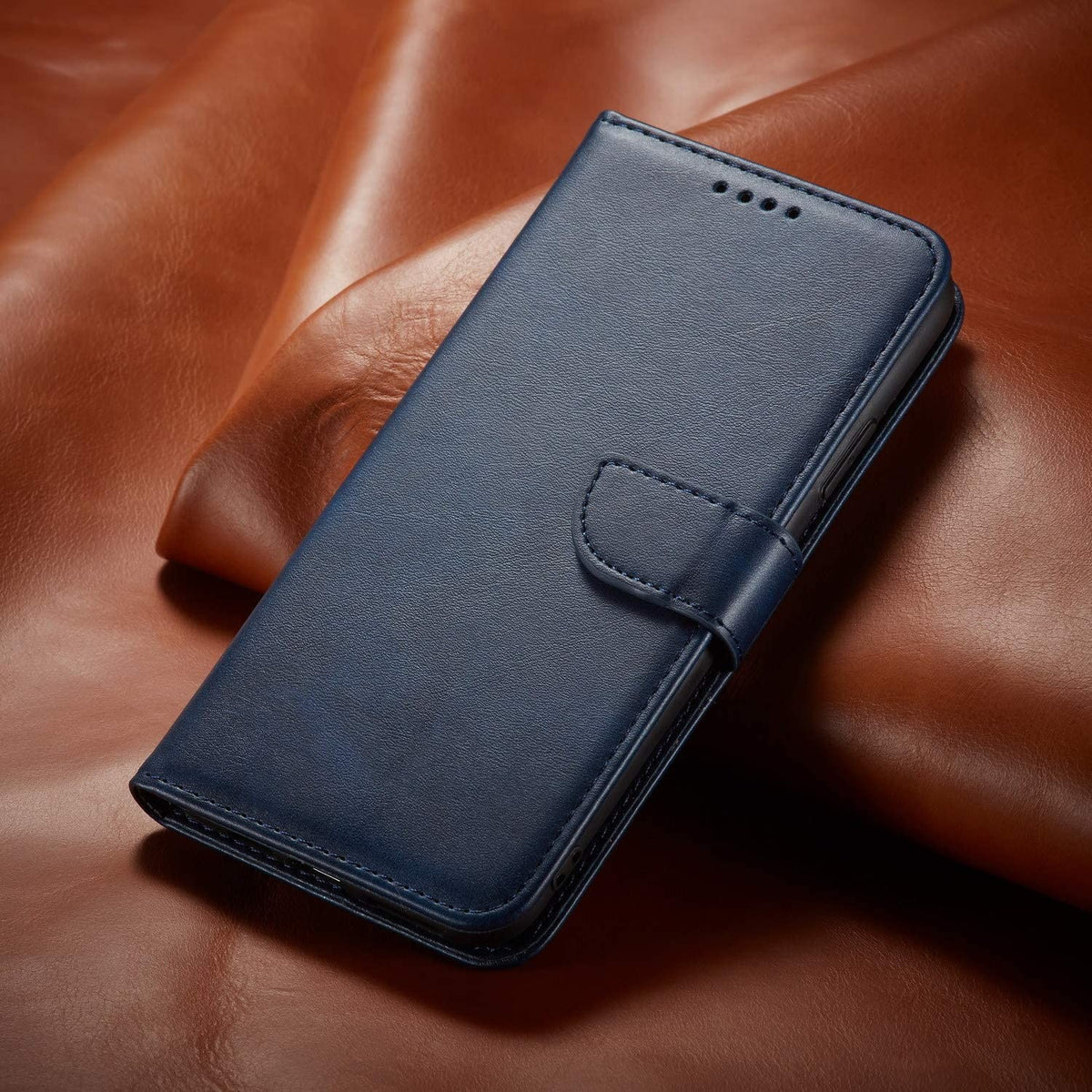 Dėklas Wallet Case Samsung A576 A57 5G mėlynas