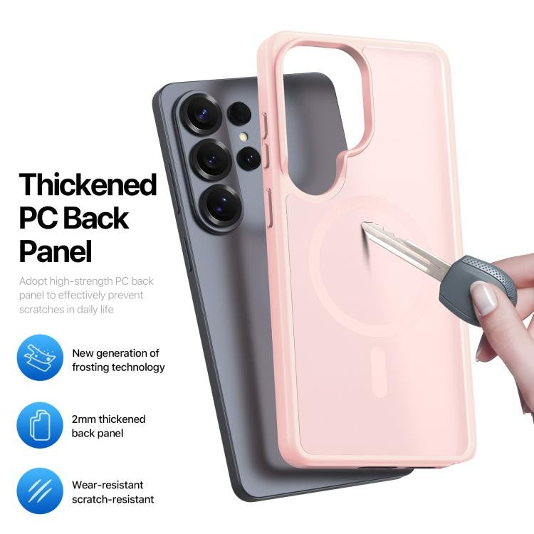 Dėklas Dux Ducis Yind MagSafe Samsung S948 S26 Ultra rožinis