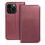 Dėklas Smart Magnetic Samsung A376 A37 5G tamsiai raudonas
