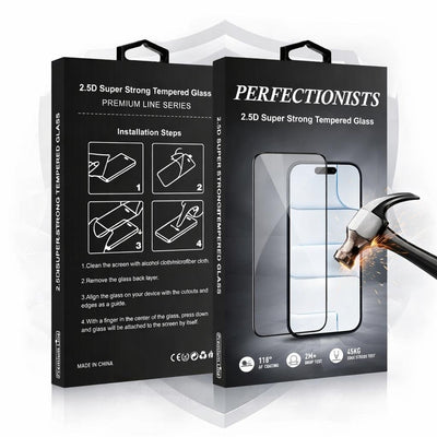 LCD apsauginis stikliukas Perfectionists 2.5D Super Strong Tempered Glass Samsung S948 S26 Ultra juodas