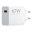 Įkroviklis Xiaomi HyperCharge Power Adapter 67W USB-A baltas BHR07SKEU