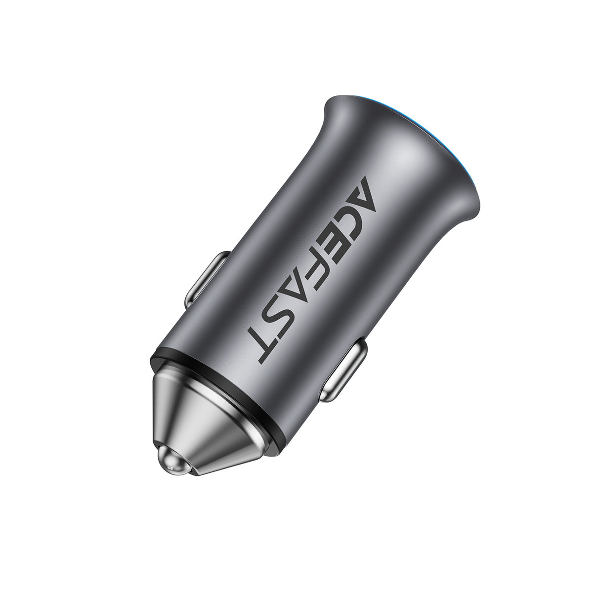 Automobilinis įkroviklis Acefast B16 95W USB-C/USB-A pilkas