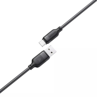USB kabelis Acefast C16-04 USB-A to USB-C 1.2m juodas