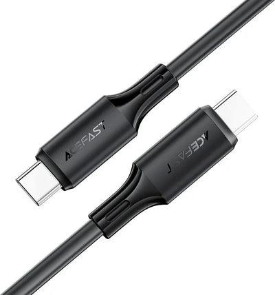 USB kabelis Acefast C17-03 USB-C to USB-C 1.2m juodas