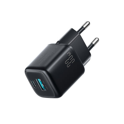 Įkroviklis Joyroom JR-TG7 33W USB-C/USB-A + USB-C to USB-C 60W 1.0m cable juodas