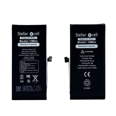 Akumuliatorius StellarXcell Diagnostic Apple iPhone 13 mini 2410mAh (Standart Capacity + HQ Copy BMS)