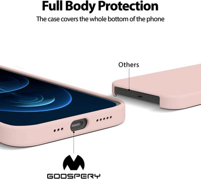 Dėklas Mercury Pure Magsafe Silicon Case Apple iPhone 16e/17e rožinio smėlio