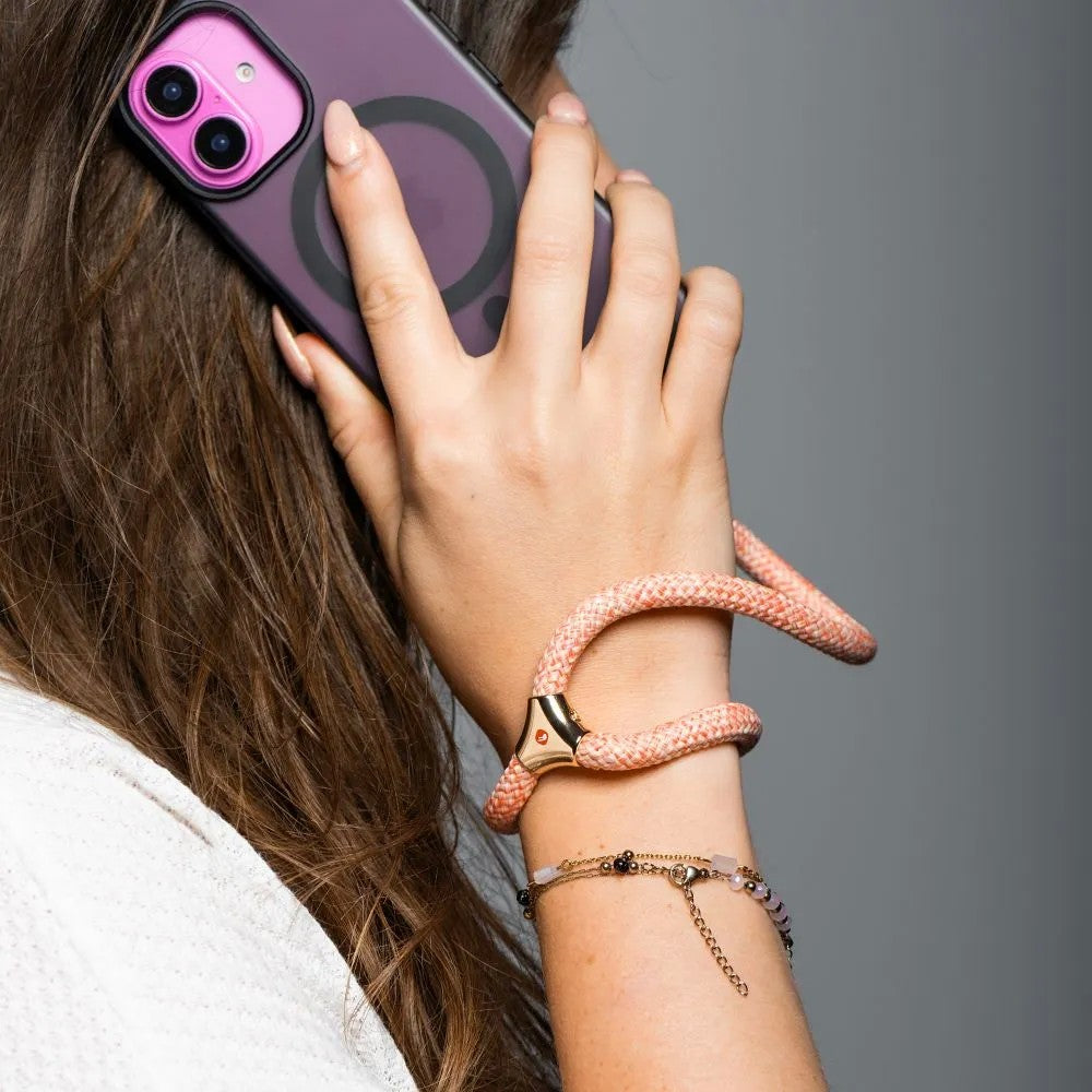 Dirželis telefonui Forcell F-Design L8X36 rožinis
