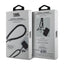 Dirželis telefonui Karl Lagerfeld Universal Crossbody Strap Cord and Ikonik Pins juodas