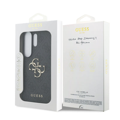 Dėklas Guess PU 4G Metal Logo Samsung S948 S26 Ultra pilkas