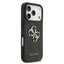 Dėklas Guess PU 4G Metal Logo Strap Apple iPhone 17 Pro Max juodas