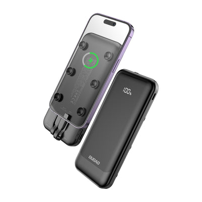 Išorinė baterija Power Bank Dudao K15 22.5W 10000mAh juoda
