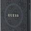 Dėklas Guess PU Leather 4G Colored Ring MagSafe Apple iPhone 16 juodas