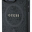 Dėklas Guess PU Leather 4G Colored Ring MagSafe Apple iPhone 16 Pro Max juodas