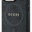 Dėklas Guess PU Leather 4G Colored Ring MagSafe Apple iPhone 16 Pro Max juodas