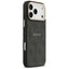 Dėklas Guess PU Leather 4G Gold Frame MagSafe Apple iPhone 17 Pro juodas