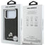 Dėklas Karl Lagerfeld PU Karl and Choupette Heads Pins MagSafe Apple iPhone 17 Pro juodas