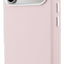 Dėklas Karl Lagerfeld PU Karl and Choupette Heads Pins MagSafe Apple iPhone 17 Pro Max rožinis