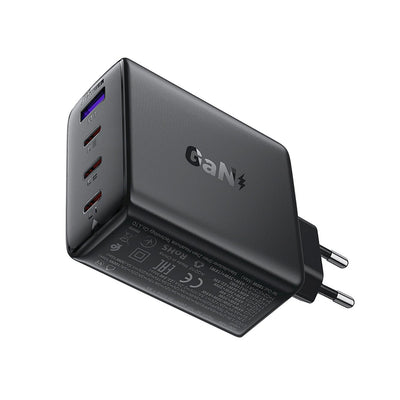 Įkroviklis Acefast A94 100W GaN 3xUSB-C/USB-A juodas